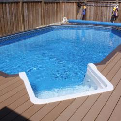 99 Smart pool with decking